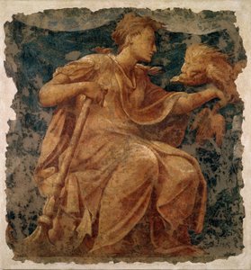 3つの神学的美徳の1つである希望 作： Nicolo dell and Fontana, Alberto Abate