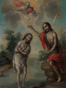 キリストの洗礼、1773年。 作： Nicolás Enríquez