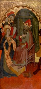 ローマ皇帝の前のアレクサンドリアの聖カタリナ 作： Nicolás Solano