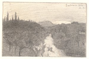 イタリアの風景 作： Niels Jakob Jakobsen Bjerre