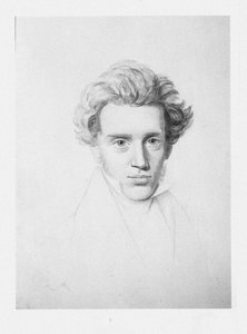 セーレン・キェルケゴール 1813-1855、1840年頃 作： Niels Christian Kierkegaard