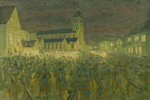 H.C. のトーチトレイン 1867 オーデンセのアンデルセン 作： Niels Larsen Stevns