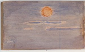 日没と雲の研究 作： Niels Larsen Stevns
