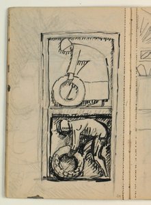 ポール・S・クリスチャンセンの墓石の下書き 作： Niels Larsen Stevns