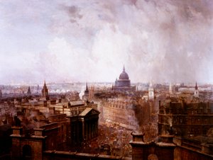 「帝国の心臓部」、1904 年 作： Niels Moeller Lund