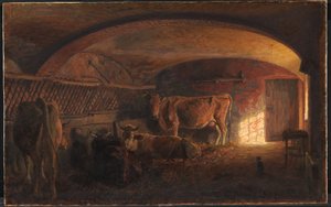 イタリアの牛舎 作： Niels Skovgaard