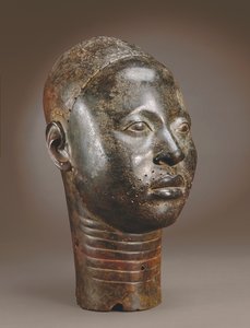 鬼の頭、イフェ、12〜15世紀（真鍮） 作： Nigerian