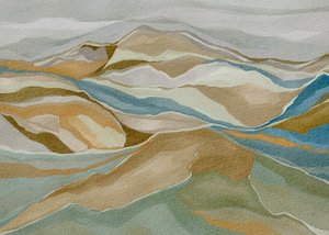 「山々の静寂」 作： 