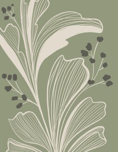 優雅な植物の葉 作： 