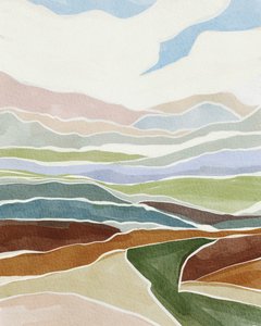 重なり合う風景の色合い 作： Nikita Jariwala