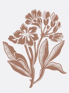 素朴な花のイラスト 作： Nikita Jariwala