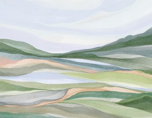 静謐な重層的な風景 作： 