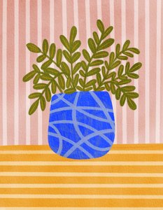 色鮮やかな観葉植物 作： 