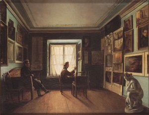 ペインターズスタジオ、1820年代 作： Nikita Zaytsev