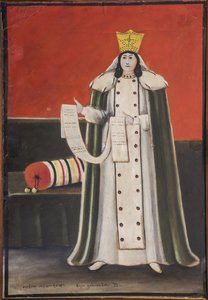 Reine Tamar (Thamar) de Georgie (1160-1213) - Queen Tamar par Pirosmani (Pirosmanashvili), Niko (1862-1918).厚紙に油彩、サイズ：90x70 作： Niko Pirosmanashvili