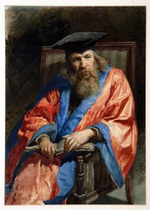 エジンバラ大学のドレスを着たドミトリー・メンデレーエフの肖像 作： Nikolai Aleksandrovich Yaroshenko