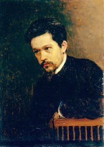 自画像、1895 作： Nikolai Aleksandrovich Yaroshenko