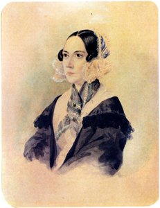 デカブリスト男爵夫人の肖像アンナフォンローゼン1797-1883、1832