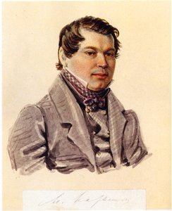デカブリストミハイルナリシキンの肖像1798-1863、1832-1833 作： Nikolai Alexandrovich Bestuzhev
