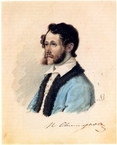 デカブリストピョートルスヴィストゥノフの肖像1803-1889、1836