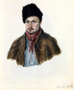 Decembrist Vasily Davydov 1793-1855、1839年の肖像 作： Nikolai Alexandrovich Bestuzhev