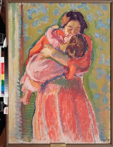 Le Bissère (The Kiss) - Nikolai Alexandrovich Tarkhov の絵画 (Tarkhov, Tarkov, Tarkhoff houn Tarkhoff) 作： Nikolai Alexandrovich Tarkhoff