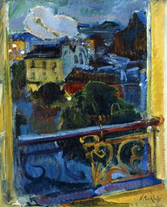 パリ、夜のモンパルナス、1905年頃（キャンバスに油彩） 作： Nikolai Alexandrovich Tarkhoff
