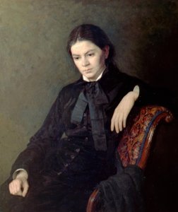 無名の女性の肖像 作： Nikolai Alexandrovich Yaroshenko