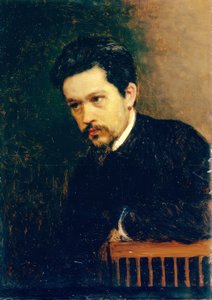 セルフ・ポートレート 作： Nikolai Alexandrovich Yaroshenko