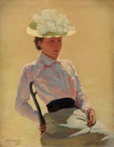 無名の女性の肖像 作： Nikolai Alexandrowitsch Jaroschenko