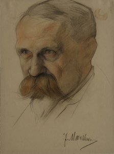 ジュリアン・マルクレウスキーの肖像1866-1925、1920年代初頭 作： Nikolai Andreevich Andreev