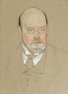 画家イリヤ・オストルホフの肖像1858-1929、1923