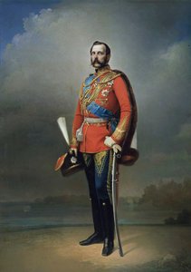 皇帝アレクサンドル 2 世の肖像、1818 年から 1881 年、1873 年。