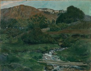 ジョルスターの明るい夜、1907年頃 作： Nikolai Astrup