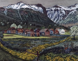 キンポウゲの夜 作： Nikolai Astrup