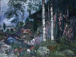 フォックスグローブ 作： Nikolai Astrup