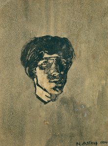 小さな自画像 作： Nikolai Astrup