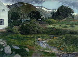 牧師館、Jølster（ジョエルスター） 作： Nikolai Astrup