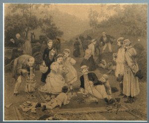 地主のお茶会 作： Nikolai Dmitrievich Dmitriev Orenburgsky