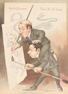 Self Caricature From: 似顔絵の中のロシアのバレエ、1902-1905 作： Nikolai Gustavovich Legat