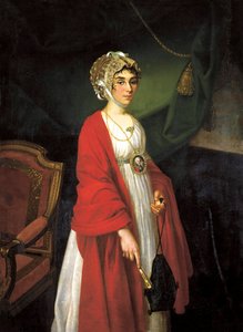 女優兼歌手の肖像、Contesse Praskovya Sheremeteva、Zhemchugova 1768-1803、18 作： Nikolai Ivanovich Argunov