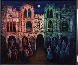 ウィリアム・シェイクスピア作『ロミオとジュリエット』の舞台美術、2002年（ドローイング） 作： Nikolai Konstantinovich Agafonov