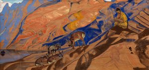教師の命令、1927 作： Nikolai Konstantinowitsch Roerich