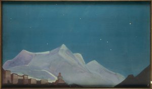 ヘミス、修道院- NKRoerichによる絵画 作： Nikolai Konstantinowitsch Roerich