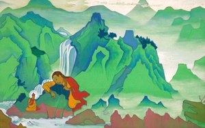 Padma Sambhava、1924年。 作： Nikolai Konstantinowitsch Roerich