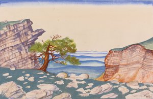 バレエの舞台デザイン春の祭典ル・サクレ・デュ・プランタンI.ストラヴィンスキー 作： Nikolai Konstantinowitsch Roerich