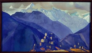 Stranghild。山の中の修道院 作： Nikolai Konstantinowitsch Roerich