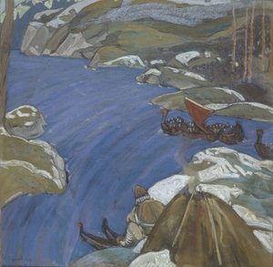ヴァランジアンウェイ、1904 作： Nikolai Konstantinowitsch Roerich