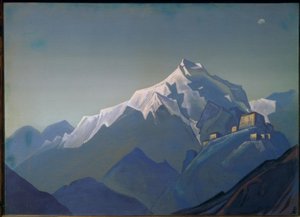 チベット。修道院 作： Nikolai Konstantinowitsch Roerich