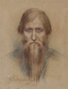 ロシアの神秘家グリゴリー・ラスプーチンの肖像 1869-1916, 1913 作： Nikolai Kornilovich Bodarevsky